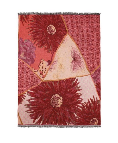 Плед K3 Kenzo TSUGI MAIKO (col.156) красный 145х200 Артикул: 70703 Silk-Dreams