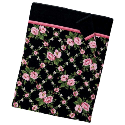 Комплект шенилловых полотенец Feiler AMELIE SCHWARZ 135 cerise (малиновый) Артикул:  Silk-Dreams