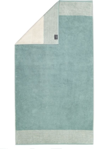 Полотенце махровое Cawo TWO-TONE 590 (43 sage бирюзовый) 30x50 Артикул: 80589 Silk-Dreams
