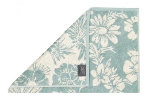 Полотенце махровое Cawo EDITION FLORAL 638 80х150 (43 sage бирюзовый) 80х150 Артикул: 80474 Silk-Dreams фото 4