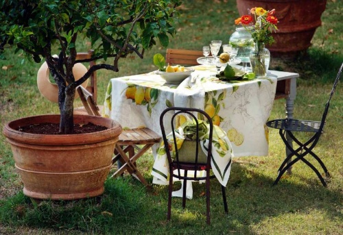 Скатерть Tessitura Toscana Telerie LIMONCELLO - 170х270 Артикул: 83057 Silk-Dreams фото 4