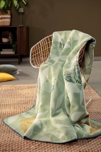 Плед Biederlack Evergreen (816269) greenery  150х200 Артикул: 79274 Silk-Dreams фото 2