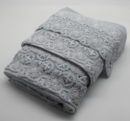 Комплект махровых полотенец Arte Pura 4.880.PU - 401 ANGELO OLD (нежно голубой) Артикул: 87095 Silk-Dreams