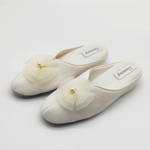 Тапочки Jaimies NATHALIE mule passion ivory молочные фото 2
