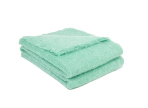 Плед Brun De Vian-Tiran MOHAIR CELADON 140х180 Артикул: 87424 Silk-Dreams