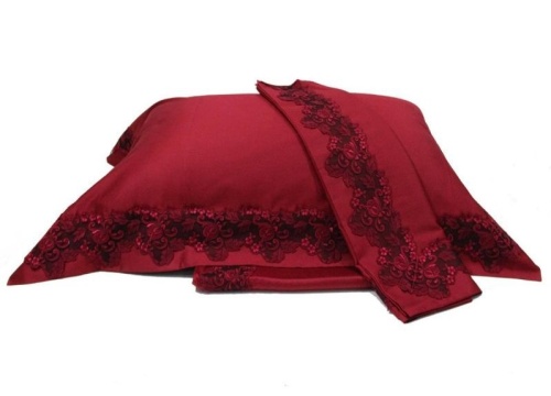 Постельное белье La Perla ICON bordeaux 200х200 Евро Артикул: 86323 Silk-Dreams