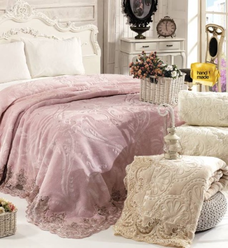 Плед Zebra Casa DIAMOND pudra 220х240 Артикул: 21213 Silk-Dreams фото 2